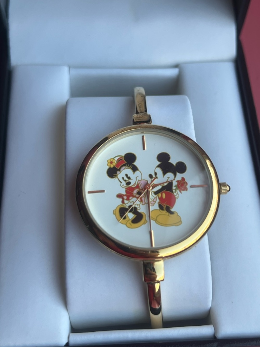 Mickey & Minnie Bracelet Watch - White Dial